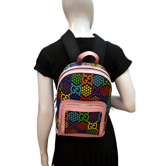 Gucci Small Gg Psychedelic Backpack In Pink