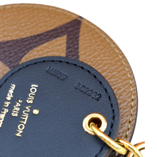 Louis Vuitton Monogram reverse key holder and bag charm (M69317)