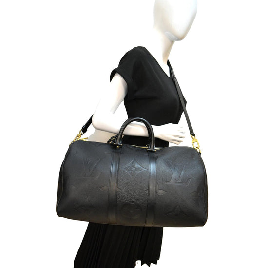 Louis Vuitton Keepall Bandouliere Bag Monogram Empreinte Leather 45 at  1stDibs