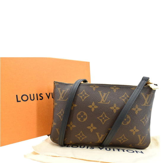 Louis Vuitton, Bags, Louis Vuitton Double Zip Pochette In Giant Reverse  Monogram Crossbody