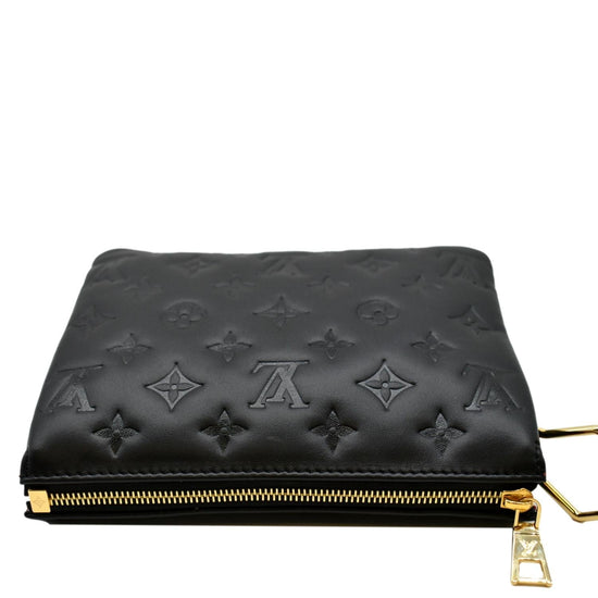 Coussin leather handbag Louis Vuitton Black in Leather - 34713365