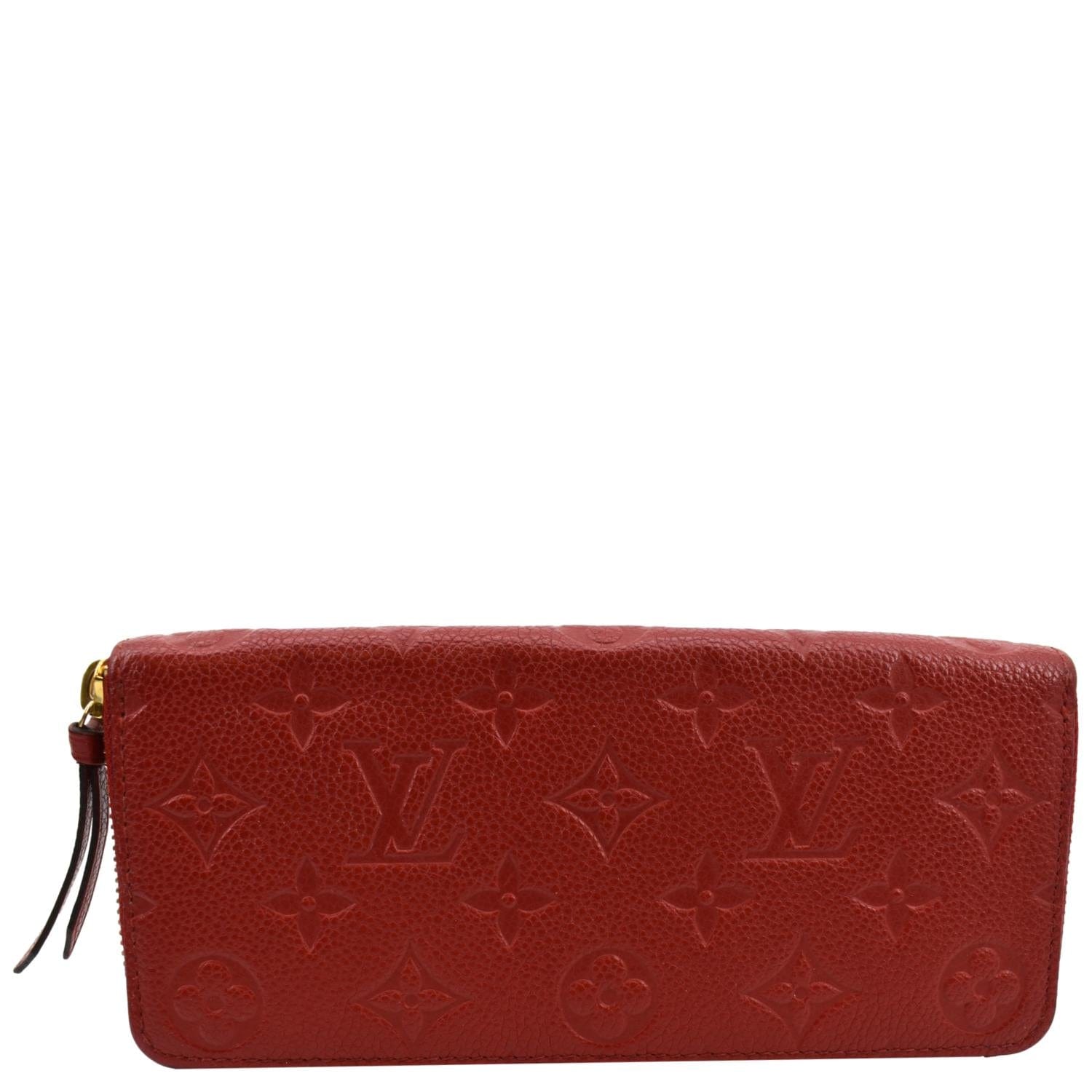 Louis Vuitton Portofeuil Clemence Wallet M60169 Ladies Red