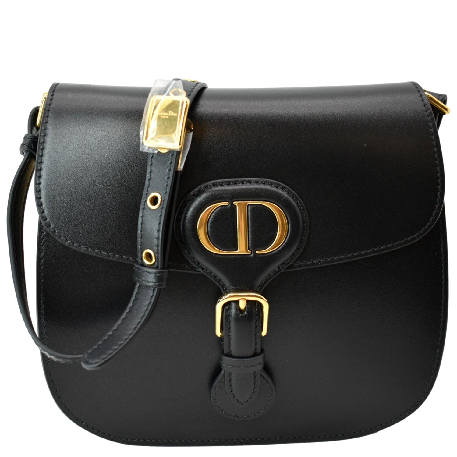 Christian Dior Small Bobby Shoulder Bag Crossbody Black Calfskin