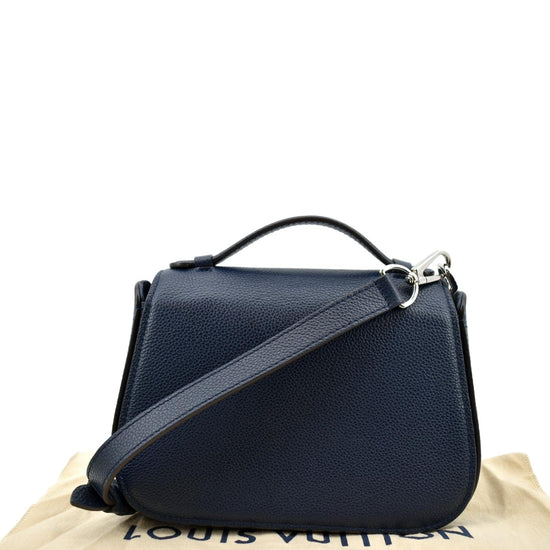 LOUIS VUITTON Vivienne NM Grained Calfskin Leather Shoulder Bag Blue