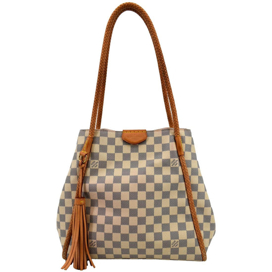 Louis Vuitton Propriano Tote Damier Azur Canvas Bag