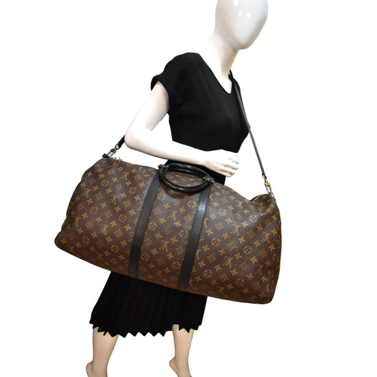 Louis Vuitton Monogram Keepall Bandouliere 55 - Brown Luggage and