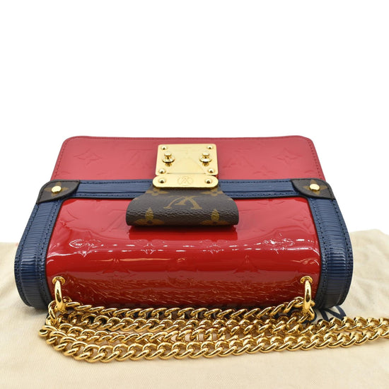 LOUIS VUITTON M90517 LV WYNWOOD SCARLET MONOGRAM VERNIS CHAIN BAG