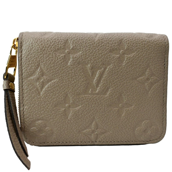 Louis Vuitton Zippy Wallet Turtledove Monogram Empreinte