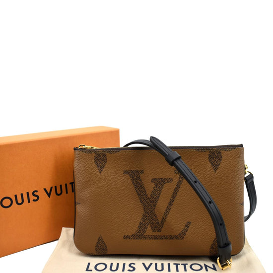 Louis Vuitton Pre-owned Noe Beuteltasche Braun, Brown Louis Vuitton  Monogram Giant Reverse Double Zip Pochette Crossbody Bag