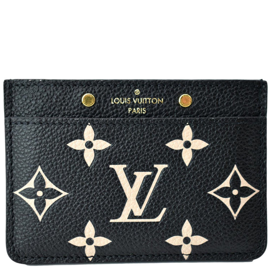 Louis Vuitton Bicolor Monogram Empreinte Leather Card Holder NIB