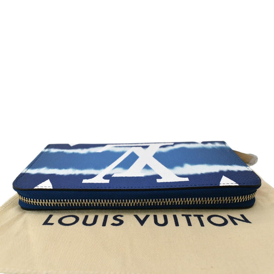 LOUIS VUITTON Monogram Escale Zippy Wallet Blue 1262297