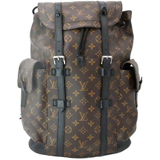 Louis Vuitton Christopher Backpack Brown/Clear in Coated Canvas