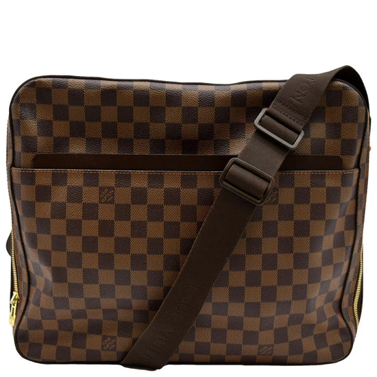 LOUIS VUITTON Shoulder Bag N45251 Dorsoduro Damier canvas Brown mens U –