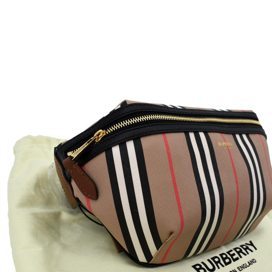 Burberry Icon stripe E-canvas Sonny bum bag - ShopStyle