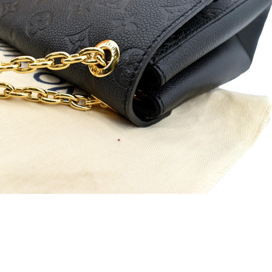 Louis Vuitton Vavin Handbag Monogram Empreinte Leather PM Black 2171041