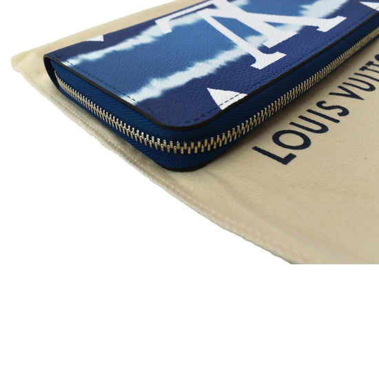 Louis Vuitton Blue Escale Giant Monogram Zippy Wallet