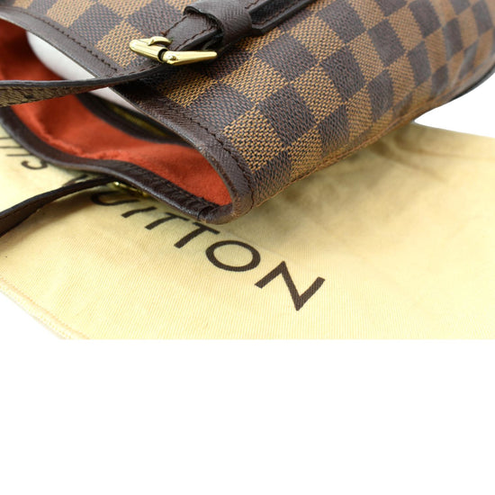 Louis Vuitton Damier Ebene Canvas Marais Bucket Bag with Cosmetic