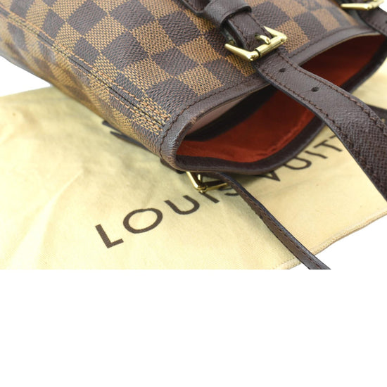 Louis Vuitton Damier Ebene Marais Bucket Bag - Brown Bucket Bags, Handbags  - LOU733031