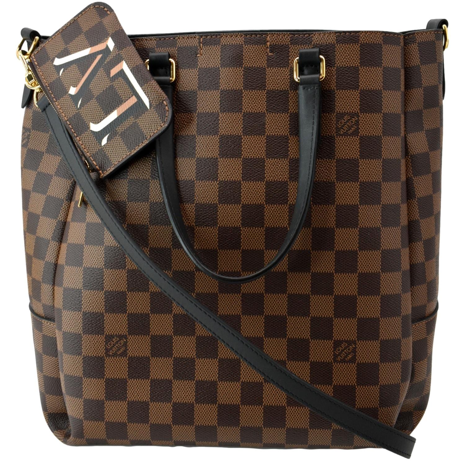 LOUIS VUITTON Belmont NM Damier Ebene Shoulder Bag Brown