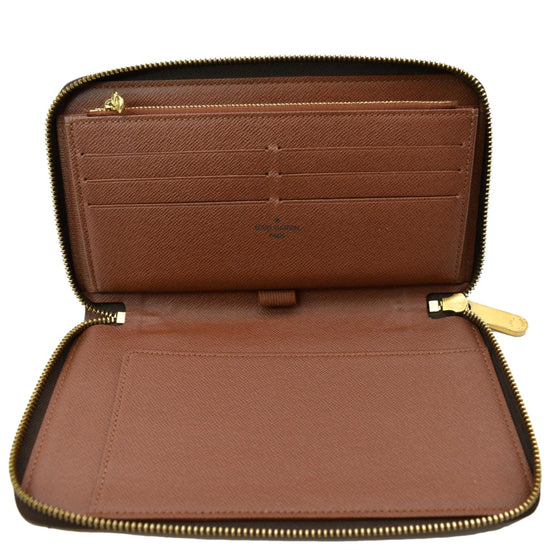 Louis Vuitton Monogram Zippy Organizer Wallet Brown - A World Of