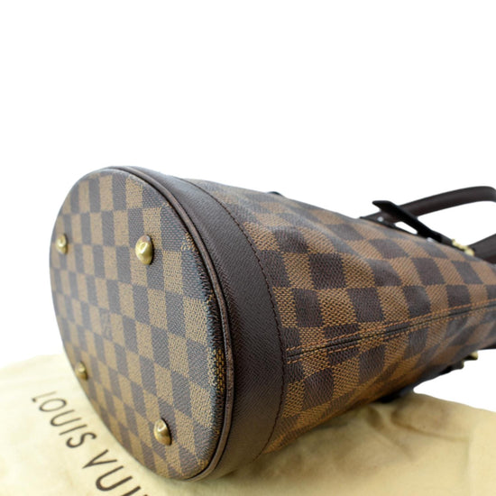 Brown Louis Vuitton Damier Ebene Marais PM Bucket Bag – Designer Revival