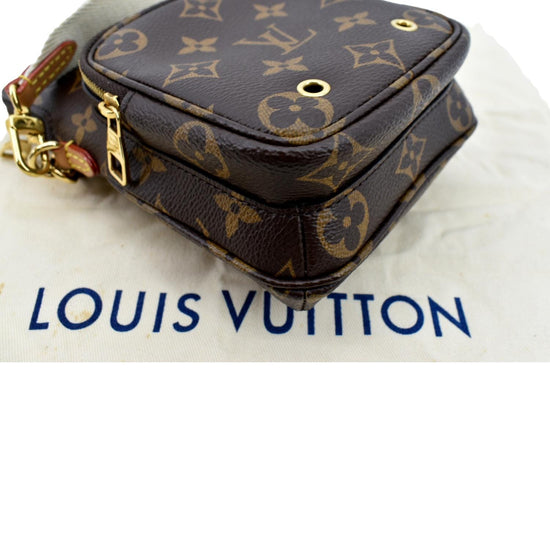 Louis Vuitton Utility Phone Sleeve Bag Monogram Canvas Brown 2257191