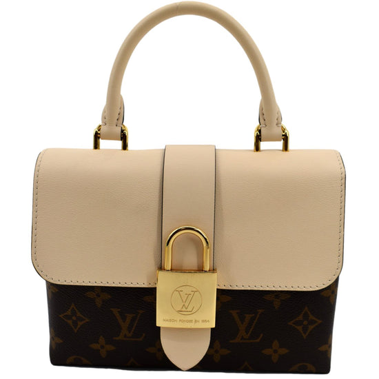 Locky bb cloth handbag Louis Vuitton Brown in Cloth - 34680954