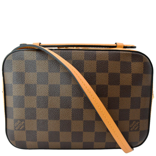 Louis Vuitton Damier Ebene Santa Monica Crossbody Camera Bag 915lv75