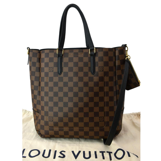 LOUIS VUITTON Belmont NM Damier Ebene Shoulder Bag Brown