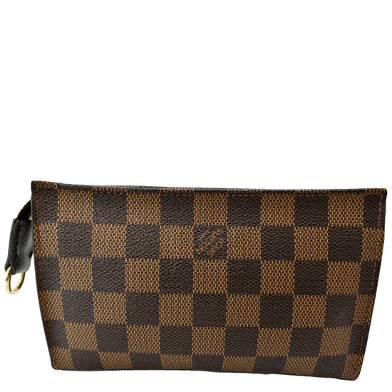 Louis Vuitton Damier Ebene Toiletry Pouch Brown Cloth ref.962608