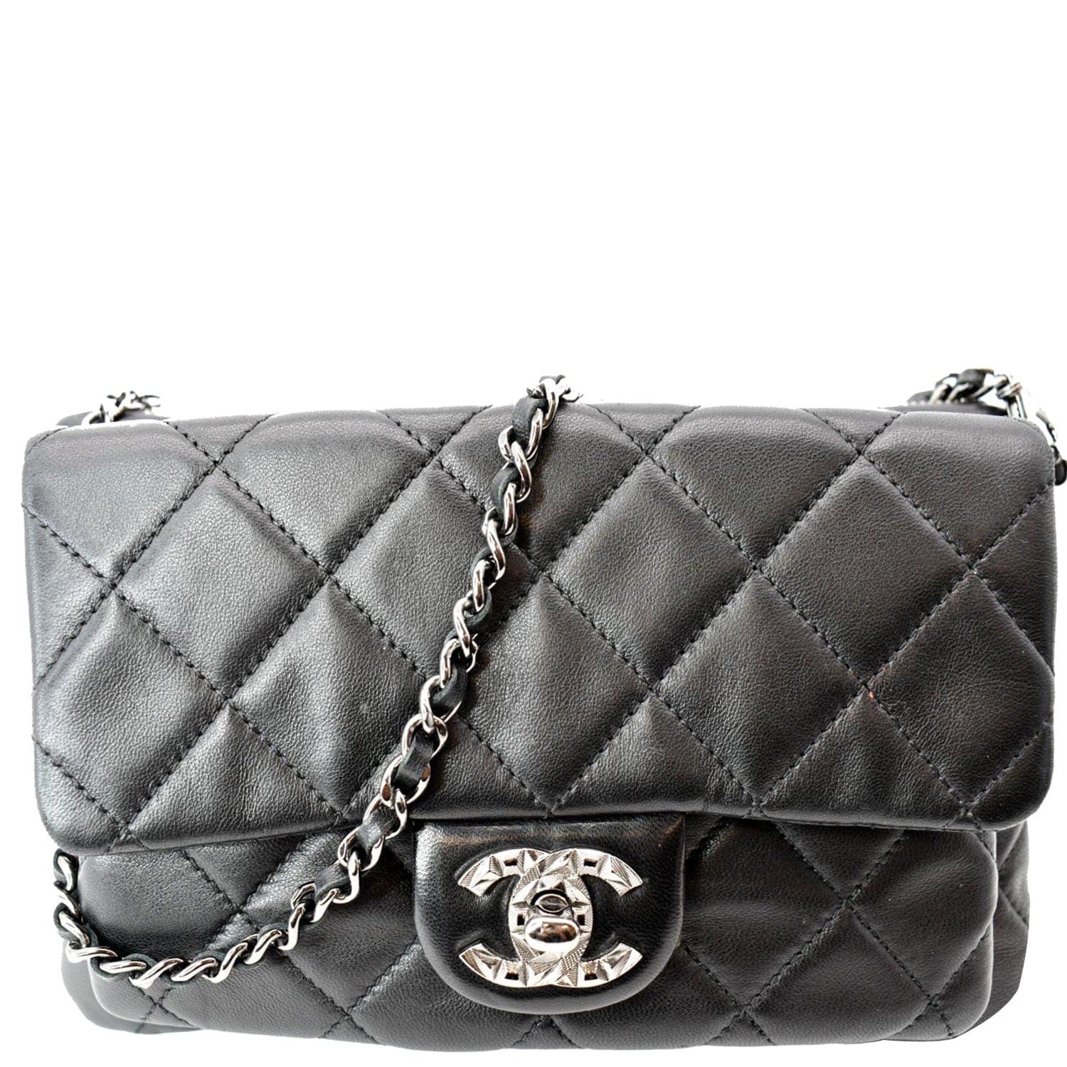 Chanel Lambskin, Gold-tone & Silver-tone Medal Waist Bag - One Color