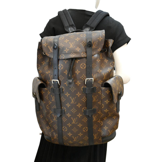 Louis Vuitton Christopher MM Backpack in Monogram Canvas and Leather M93489  Brown/Black 2022