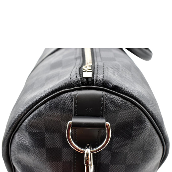 Keepall Bandoulière 45 Damier Graphite Canvas - Men - Travel