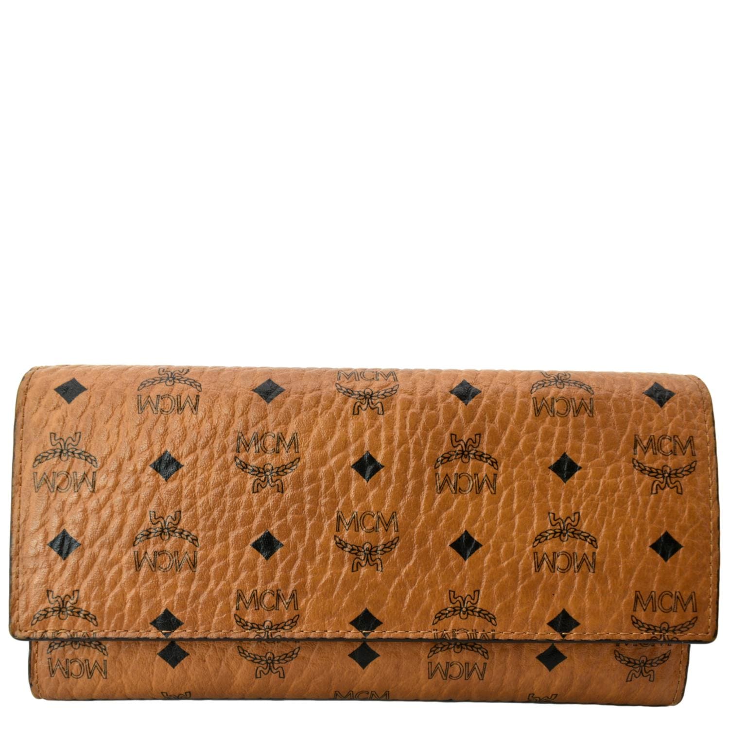 MCM Original Visetos Trifold Wallet