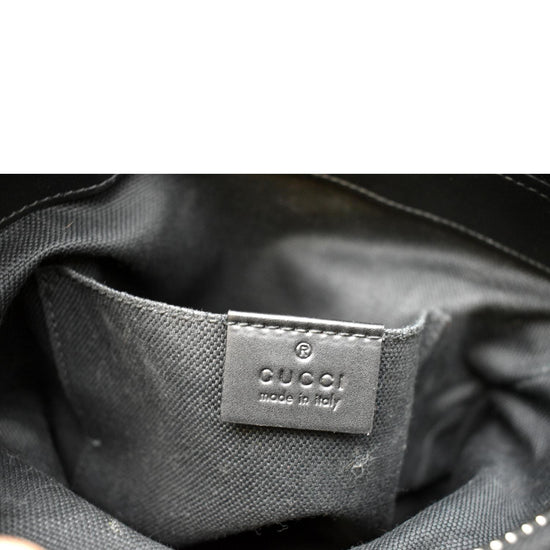 Gucci Shoulder Bag GG Supreme Small Black/Grey in Canvas/Leather with  Palladium-tone - US