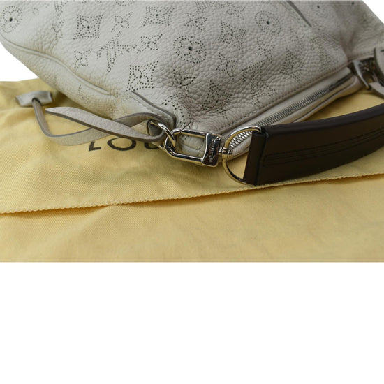 LOUIS VUITTON M94314 Mahina Selene PM Hand Shoulder Bag Leather Noir Ex++
