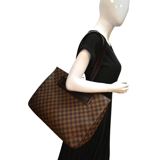 Louis Vuitton Parioli GM Damier Ebene Tote Shoulder Bag