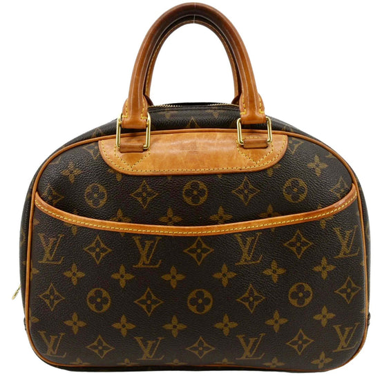 Louis Vuitton, Bags, Louis Vuitton Trouville Pm Monogram Canvas Satchel  Bag Brown