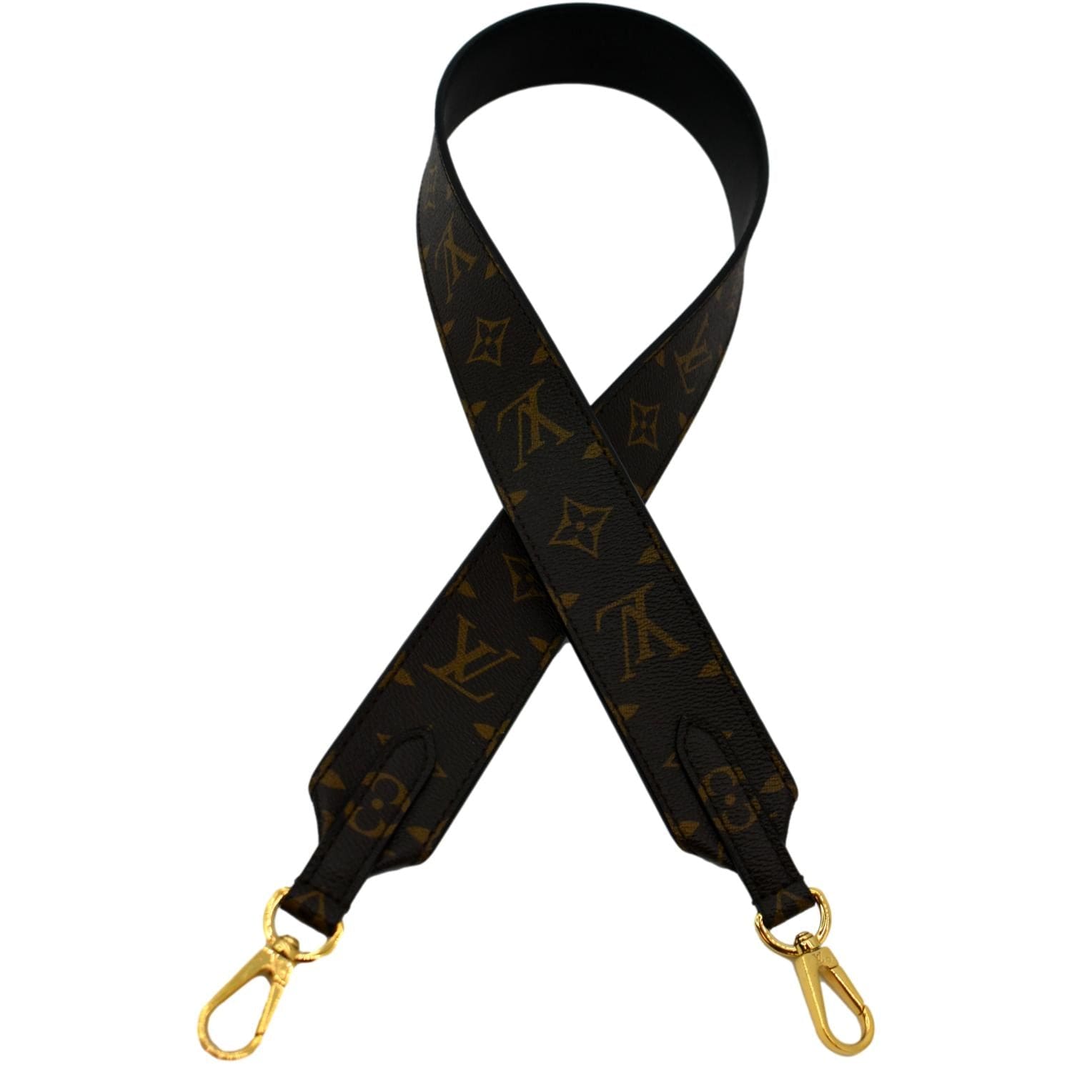 LOUIS VUITTON Monogram Canvas Bandouliere Strap Noir