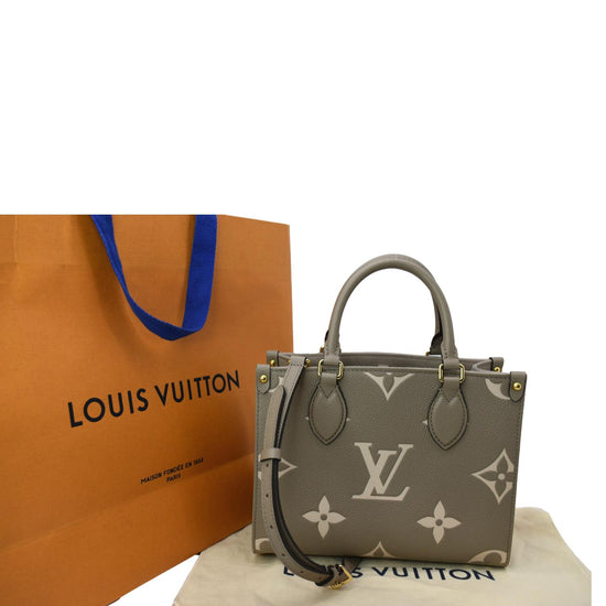 LOUIS VUITTON Carryall PM Cream Monogram Empreinte