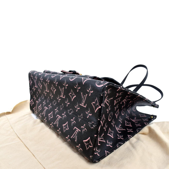 Túi xách Louis Vuitton ONTHEGO siêu cấp 2 mặt trắng đen size 41cm - M44576