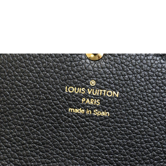 Louis Vuitton Cream Monogram Empreinte Leather Sarah Wallet Louis
