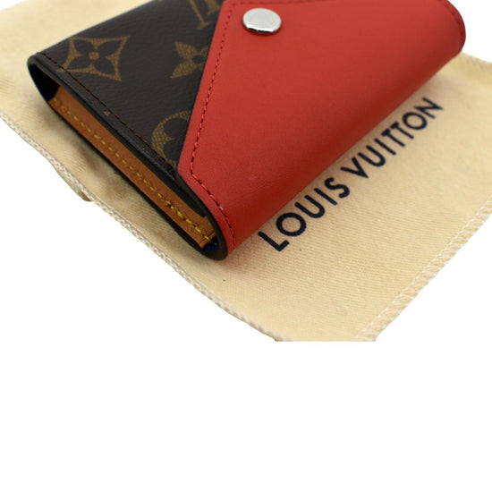 Louis Vuitton ZOE 2021 Cruise Plain Leather Folding Wallet Logo