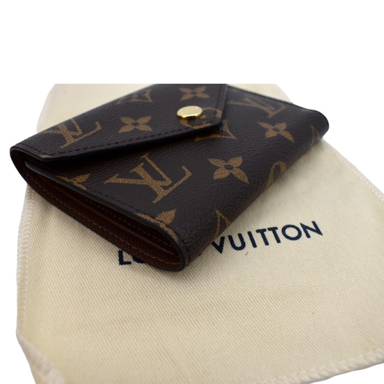 Victorine cloth wallet Louis Vuitton Brown in Cloth - 35523957