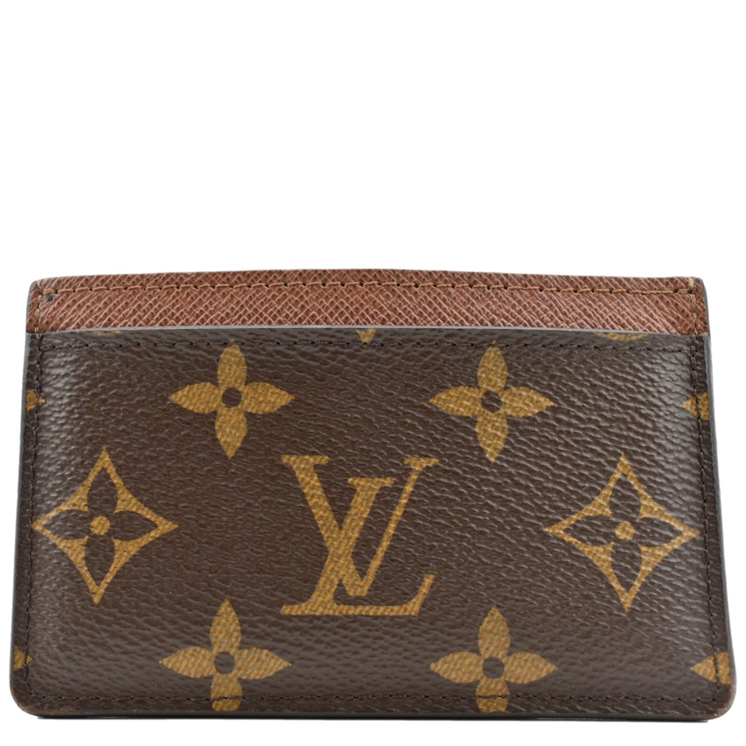 Louis Vuitton Coin Card Holder Monogram Brown in Coated Canvas with  Gold-tone - US