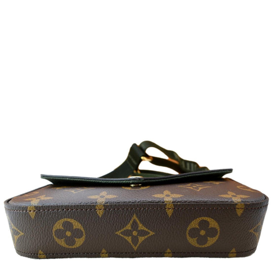 Louis Vuitton Félicie Strap & Go Monogram Khaki Green/Ebony in Coated  Canvas with Gold-tone - US