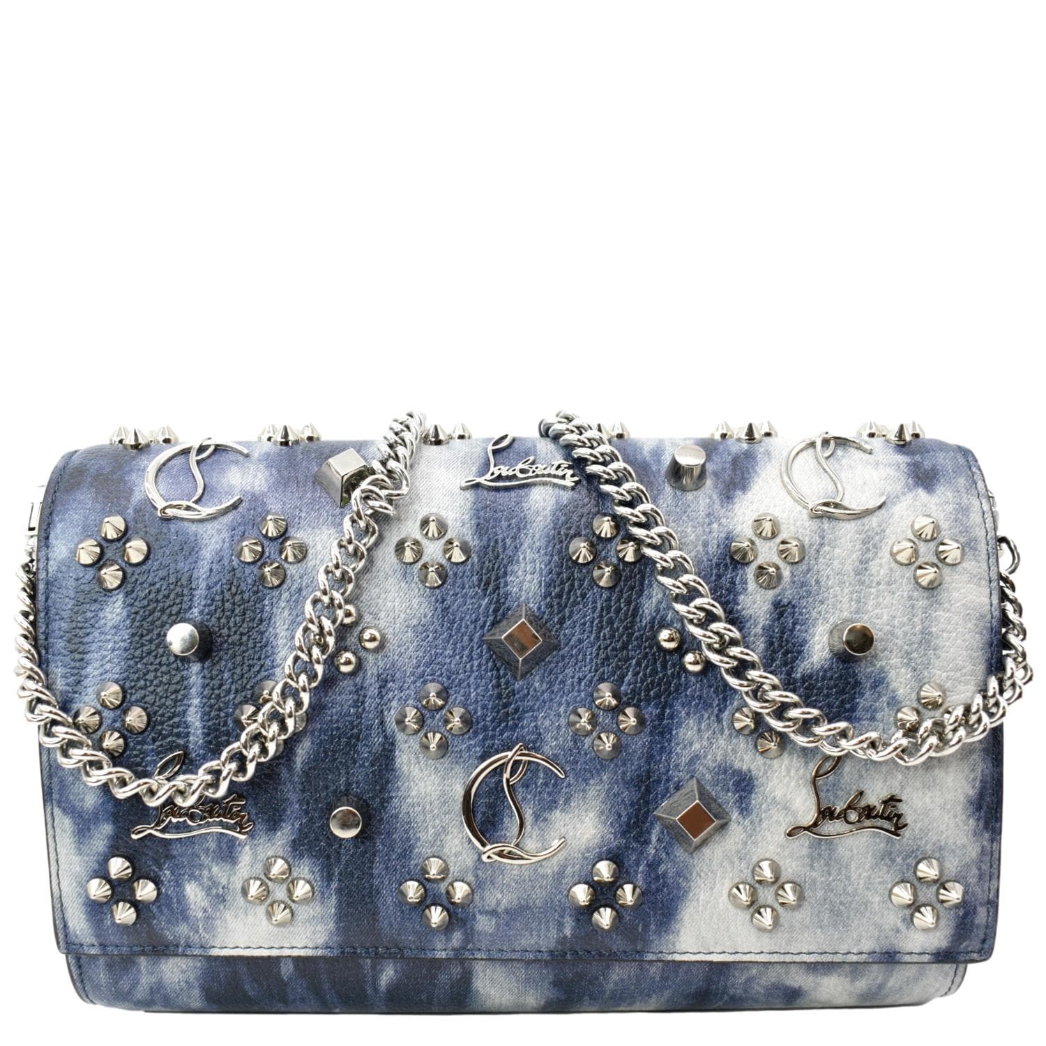 Christian Louboutin Paloma Loubinthesky Studs Clutch Bag