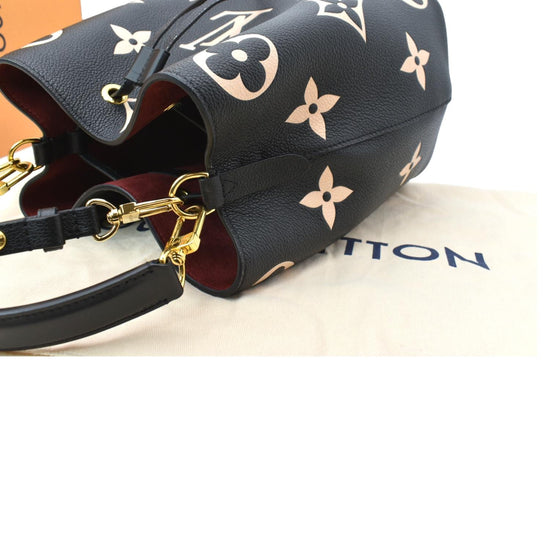 Find all details about LV NeoNoe MM Bicolor Monogram Empreinte