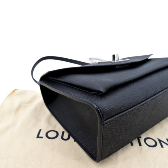 Louis Vuitton Black Mylockme chain bag Soft grained Excellent Condition