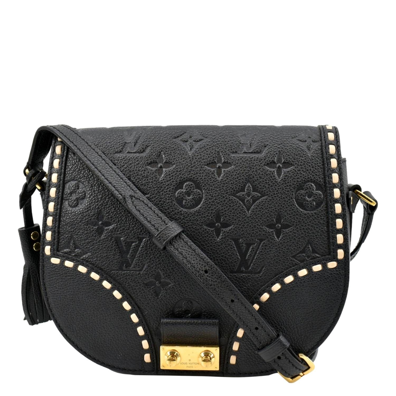 Louis Vuitton BLACK Monogram Empreinte Junot Crossbody Shoulder